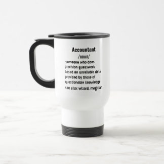 Lustige Buchhalter-Definition Geschenke für Männer Reisebecher