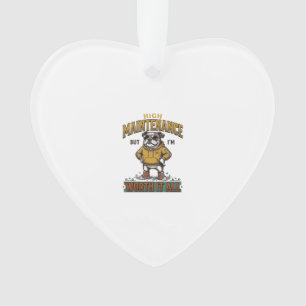 Lustige Bulldogge Zitat Vintage Gravur T-Shirt Des Ornament