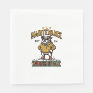 Lustige Bulldogge Zitat Vintage Gravur T-Shirt Des Serviette
