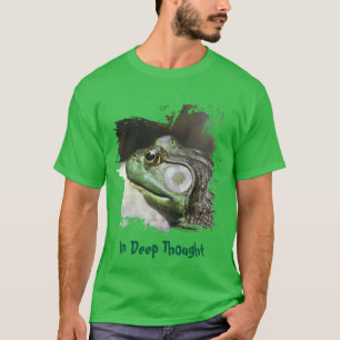 Lustige Bullfrog-Gedanken T-Shirt