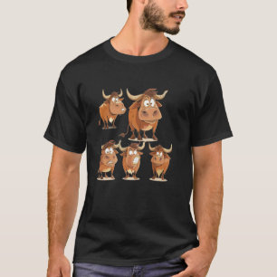 Lustige Bullocks für Rinder-Gesichter und Kuhliebh T-Shirt