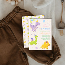 Lustige bunte Dinosaurier-Ballon-Party-Baby-Dusche