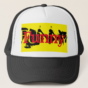 lustige bunte FUNNY Typografie   Truckerkappe