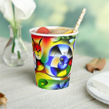 Lustige bunte Schnecke