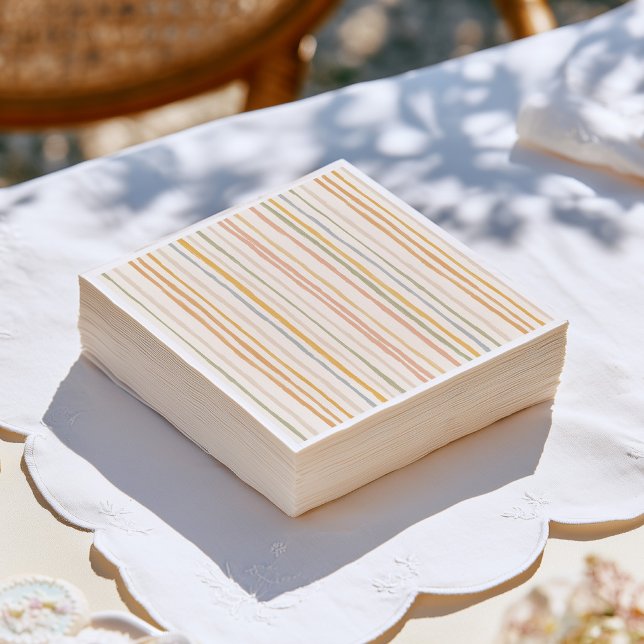 Lustige bunte Streifen Serviette (Von Creator hochgeladen)
