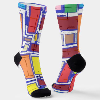 Lustige, bunte und trendige Crew Socken für Damen