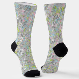 Lustige, bunte und trendige Crew Socken für Damen 