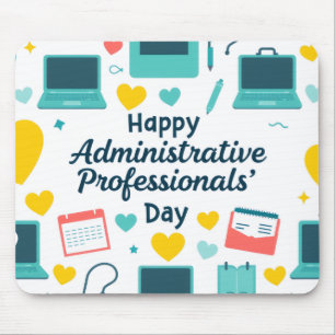 Lustige Büro-Icons Administrative Professionals Da Mousepad