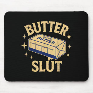 Lustige Butterliebhaber Retro Vintage Design - But Mousepad