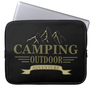 Lustige Camping-Camper-Sprüche für Camper Laptopschutzhülle