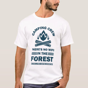 Lustige Camping-Crew-Familien-Outdoor-Urlaub T-Shirt