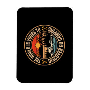 Lustige Camping-Lagerfeuer-S'mores-Zitat Magnet