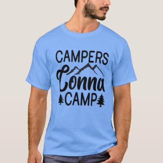 Lustige Camping-Outdoor-Abenteuer-Familie T-Shirt