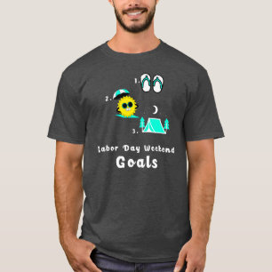 Lustige Camping-Strand-Ziele für das Labor-Day-Woc T-Shirt