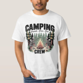 Lustige Campingfeuer Freunde Lustige Camping-Crew  T-Shirt