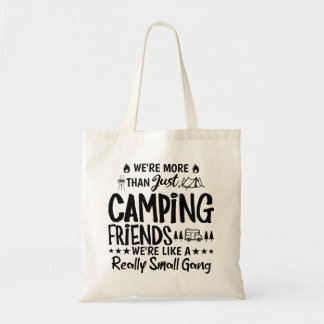 Lustige Campingfreunde Kleine Gang Natürliche Gesc Tragetasche