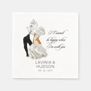 Lustige Cannoli Italienische Hochzeit Serviette