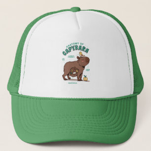 Lustige Capybara-Anatomie Truckerkappe