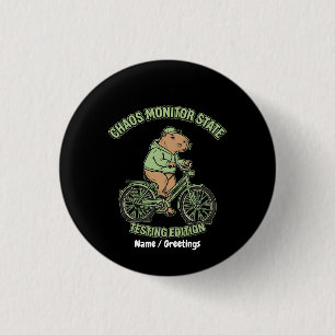 Lustige Capybara-Chaos-Monitor-State-Testing-Editi Button