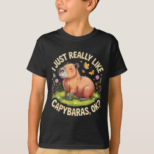 Lustige Capybara-Kunst für Männer Frauen Kinder Ca T-Shirt