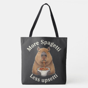Lustige Capybara-Spaghetti-Wortspiel - Mehr Spaghe