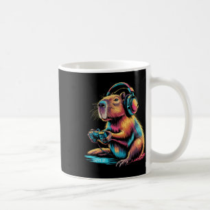 Lustige Capyra Videospieler Capyra  Kaffeetasse