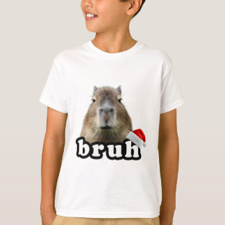 Lustige Capyra Weihnachten T-Shirt