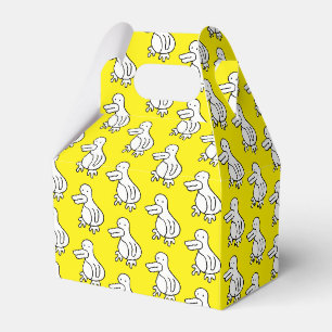 Lustige Cartoon-Ente oder Pinguin Geschenkschachtel