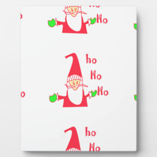 Lustige Cartoon-Maus-Weihnachtsmann-Kollektion Fotoplatte