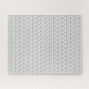 Lustige Cartoon sitzende Hunde Puzzle