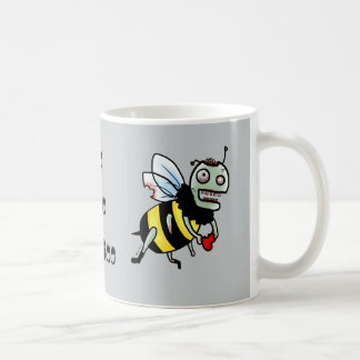Lustige Cartoon-Tasse des Hummel-Bienenzombies Kaffeetasse