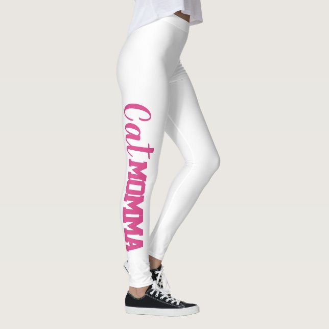 lustige CAT MOMMA-Typografie | Leggings (Rechts)
