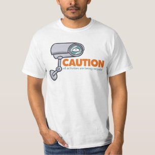Lustige CCTV Cartoon Herren T-Shirts