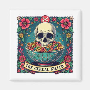 Lustige Cereal Killer Familie Cereal Liebhaber Magnet