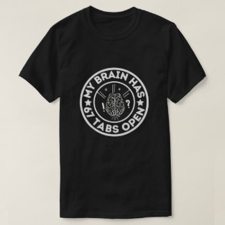 Lustige Chaotische Gehirn-Zitat Alberne Verwirrung T-Shirt