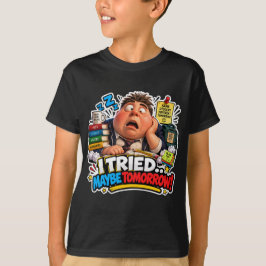 Lustige Charaktere Zurück zur Schule Ballon T-Shirt