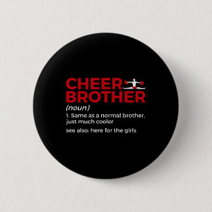 Lustige Cheer Bruder Definition Button