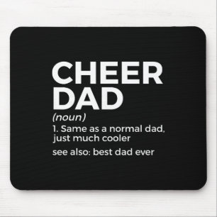 Lustige Cheer Dad Definition Bester Dad Ever Cheer Mousepad