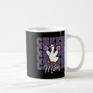 Lustige Cheer Gans Mama Lila Kokette Schleife Spor Kaffeetasse
