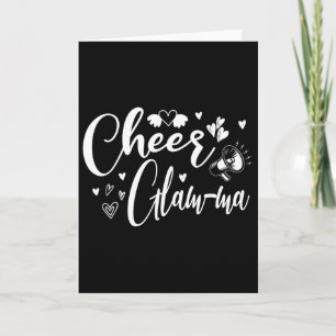 Lustige Cheer Glam-ma Cheerleading Coole Mutter Om Karte