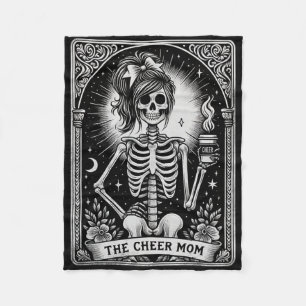 Lustige Cheer-Mom Halloween, Tarot Card Cheerleadi Fleecedecke