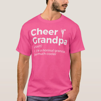 Lustige Cheer Opa Definition Cheerleading T-Shirt