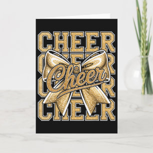 Lustige Cheerleaderin Coquette Cheerleading-Outfit Karte