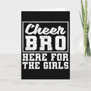 Lustige Cheerleading-Brüder Jungs Cheer Bro hier f Karte