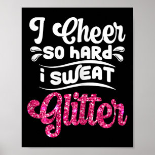 Lustige Cheerleading-Grafik für Cheer-Mädchen Chee Poster