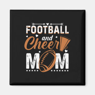 Lustige Cheerleading-Mutter Fußll Und Cheer-Mutter Magnet