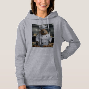 Lustige Chef Capybara, Damen Hoodie
