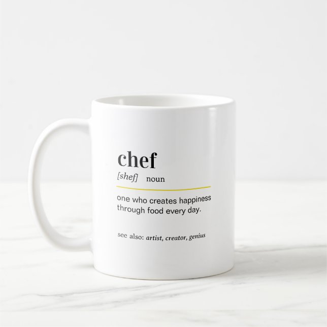 Lustige Chef-Definition Geschenk Kaffeetasse (Links)