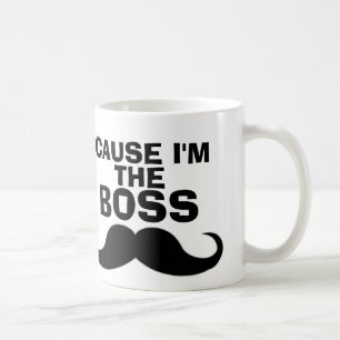 Lustige CHEF Kaffee-Tassen, Schnurrbart Tasse