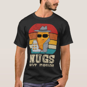 Lustige Chicken Nuggets - Nugs keine Drogen Vintag T-Shirt